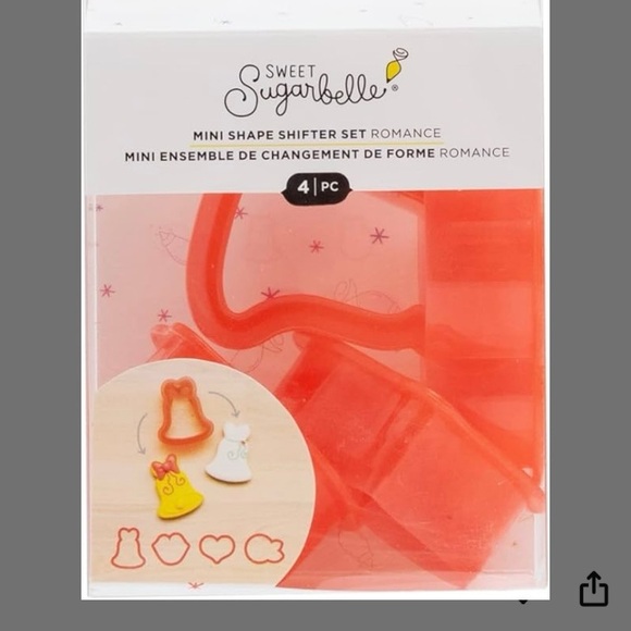 SUGARBELLE Romance Shape Shifter mini bite size Cookie Set of 4 shapes. NWOT. - Picture 3 of 5